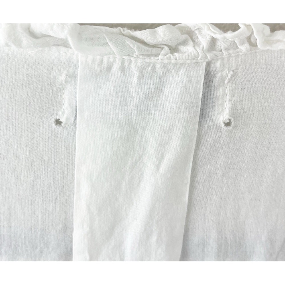 Vintage White Cotton Lace Nightgown Boho Romantic Free Size by Powell Craft - Picture 8 of 12